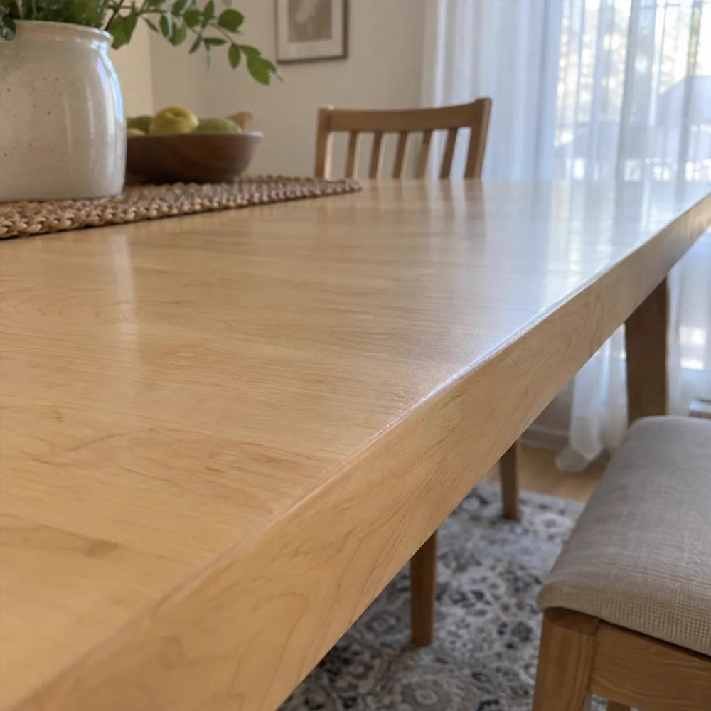 Repaired maple table